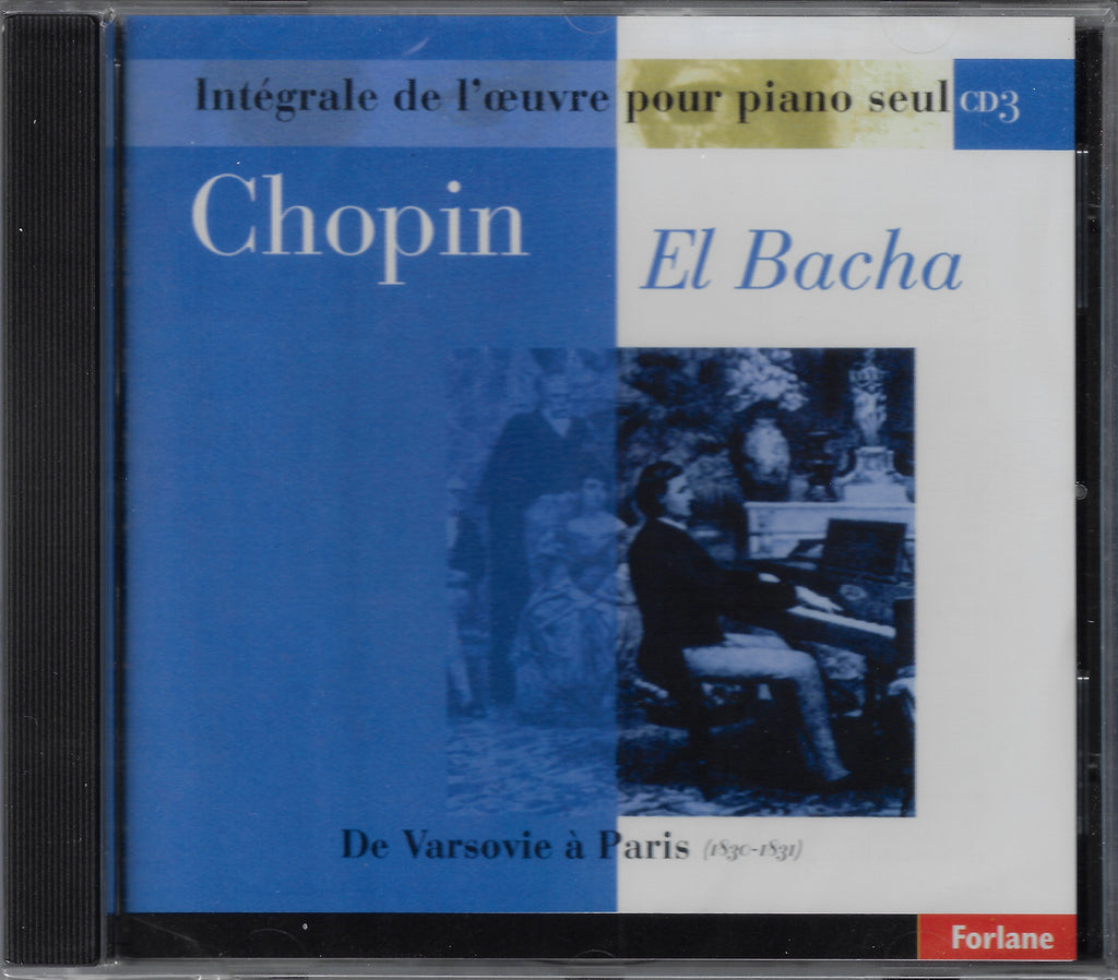 El Bacha: Chopin works Vol. 3 (miscellaneous) - Forlane 16781 (sealed)