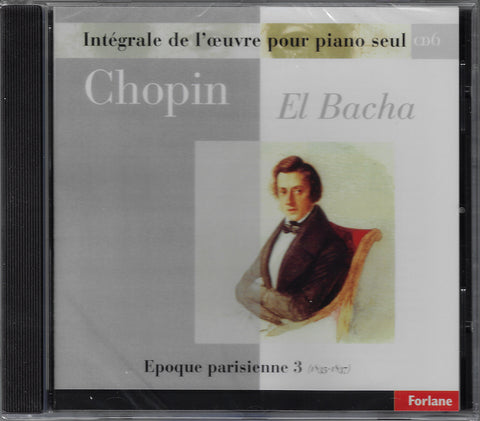 El Bacha: Chopin works Vol. 6 (Etudes Op. 25, etc.) - Forlane 16790 (sealed)