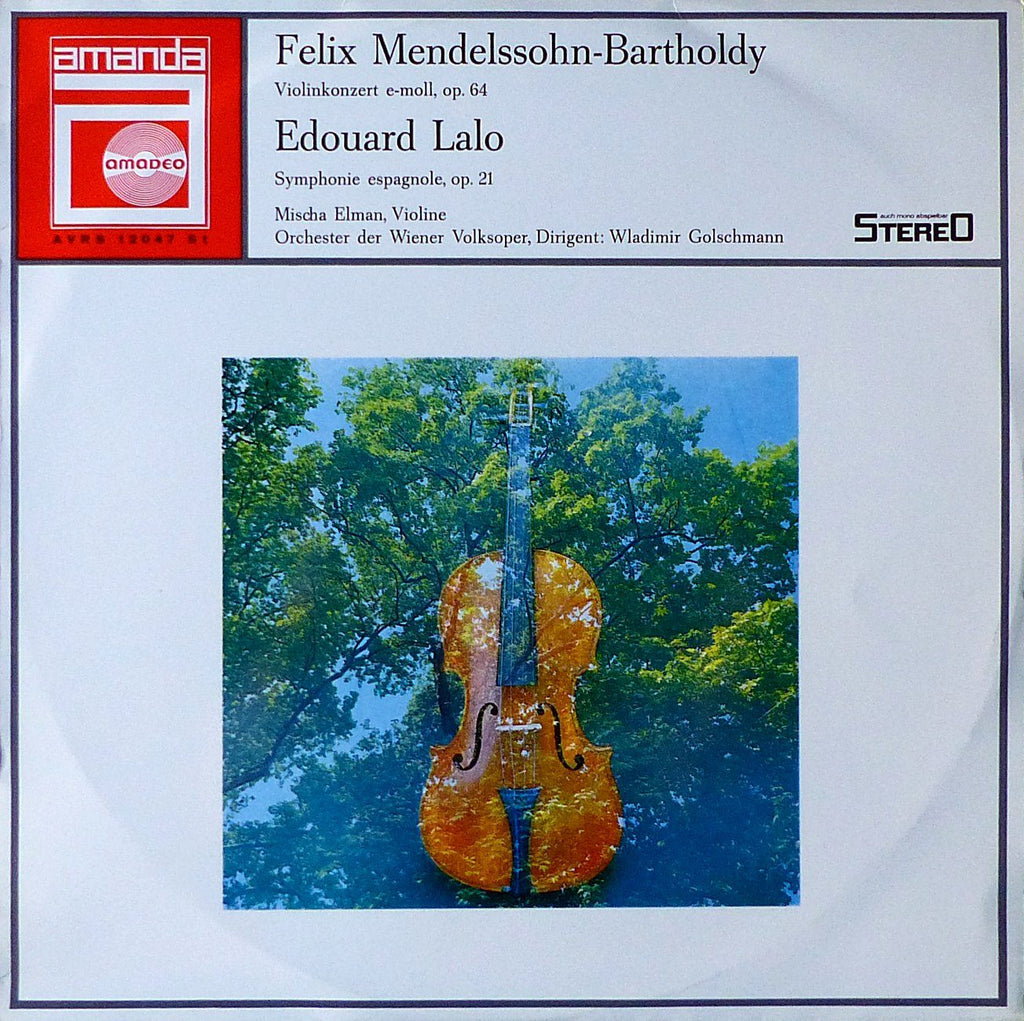 Elman: Mendelssohn Violin Concerto + Lalo - Amadeo AVRS 12047 St