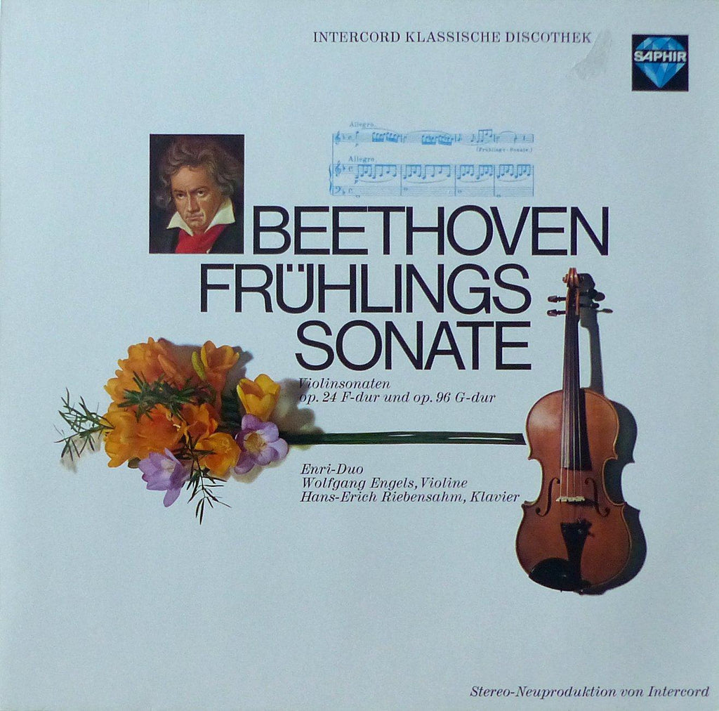 Engels: Beethoven Op. 24 Spring & Op. 96 Violin Sonatas - Saphir INT 120.806