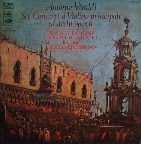 LP - Ephrikian/I Soloists Milano: Six Concerti For Violin & String Orchestra - EMI France CBV 2060