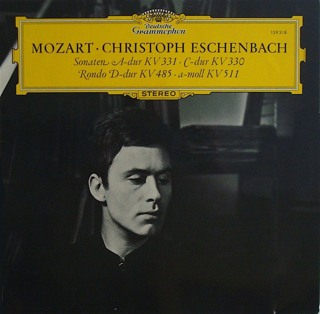 LP - Eschenbach: Mozart Piano Sonatas K. 330 & K. 331, Etc. - DG 139 318