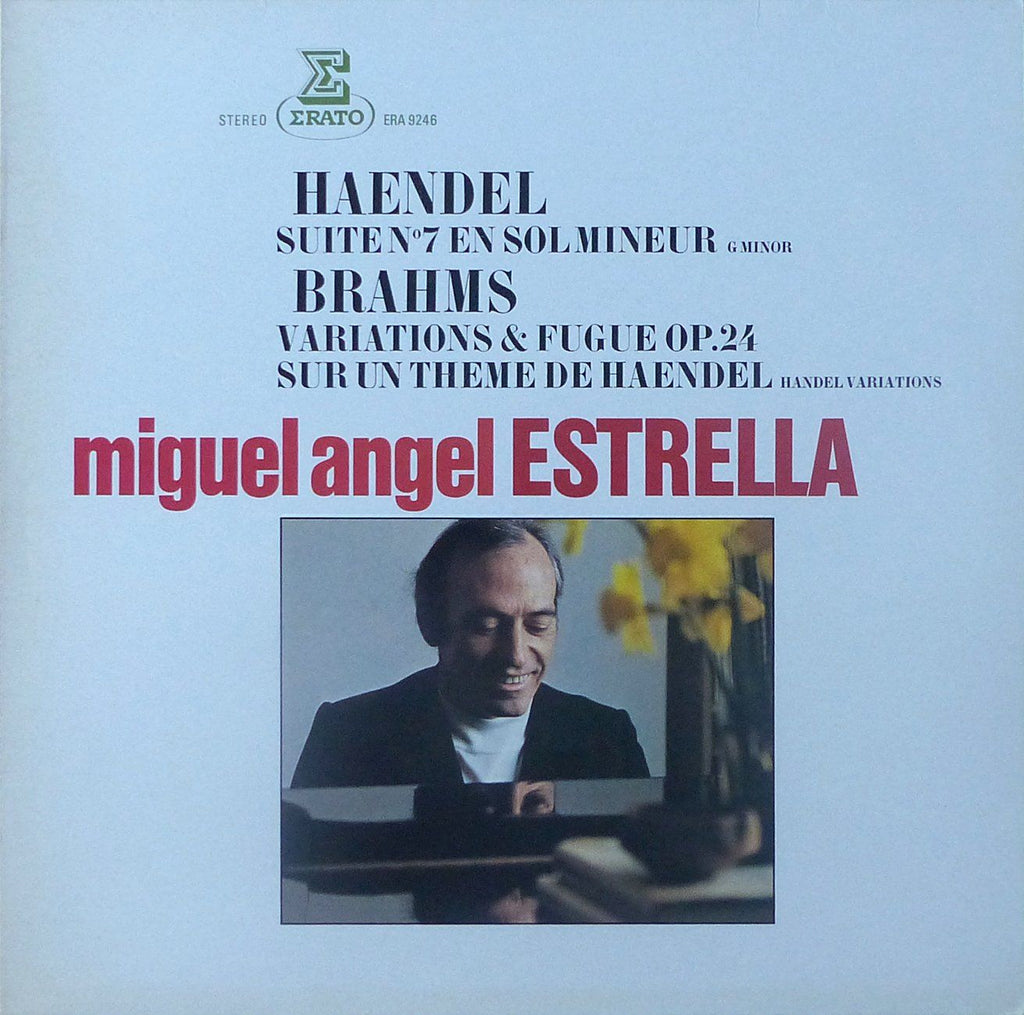 Estrella: Brahms Handel Variations + Handel Suite No. 7 - Erato ERA 9246