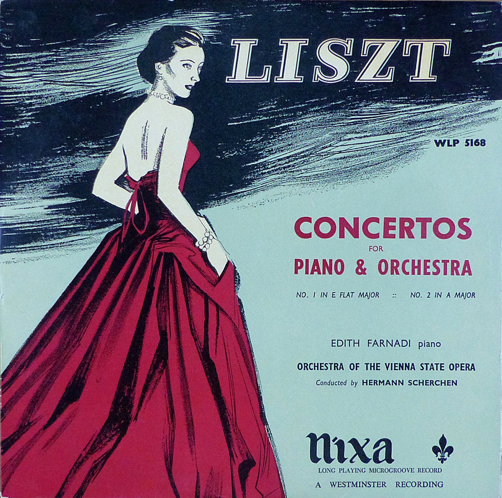 Edith Farnadi: Liszt Piano Concertos Nos. 1 & 2 - Nixa WLP 5168