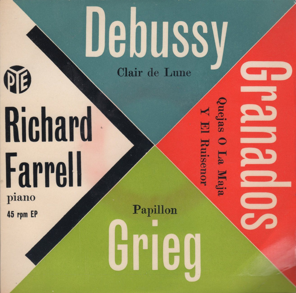 Farrell: Debussy, Grieg & Granados - Pye CEC 32008 (7 inch 45 rpm EP)