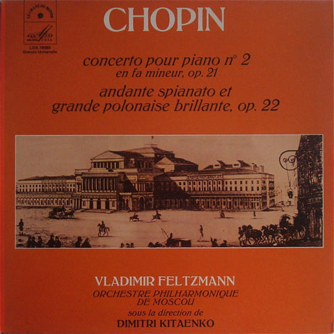 LP - Feltsman: Chopin Piano Concerto No. 2, Etc. - La Chant Du Monde LDX 78588
