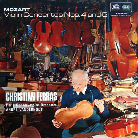 Ferras/Vandernoot: Mozart Violin Concertos 4 & 5 - Regal SREG 2028