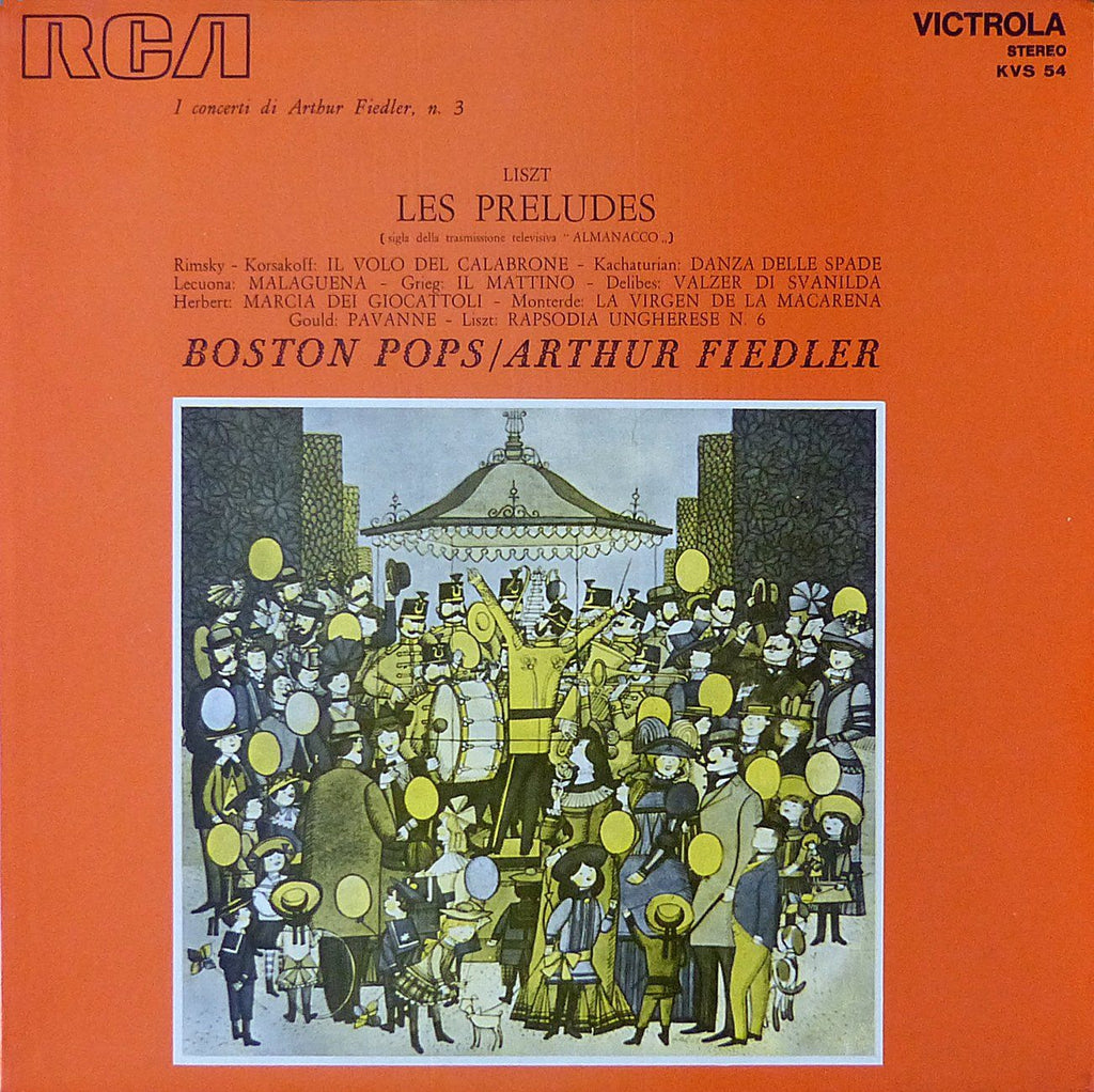 Fiedler: Liszt Les Preludes + Lecuona, Gould, et al. - RCA KVS 54