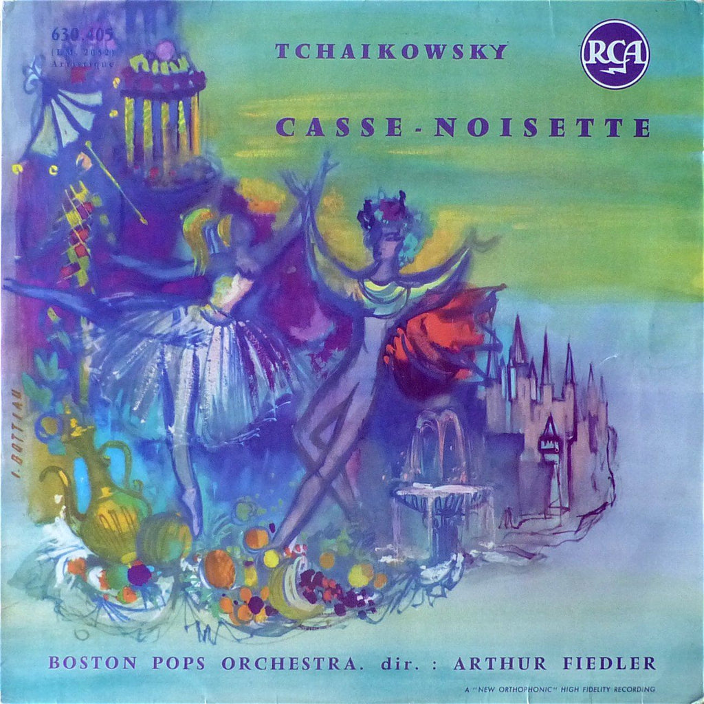 Fiedler/Boston Pops: Tchaikovsky The Nutcracker Op. 71 - French RCA 630 405
