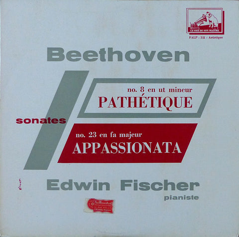Edwin Fischer: Pathetique & Appassionata - La Voix de son Maitre FALP 311