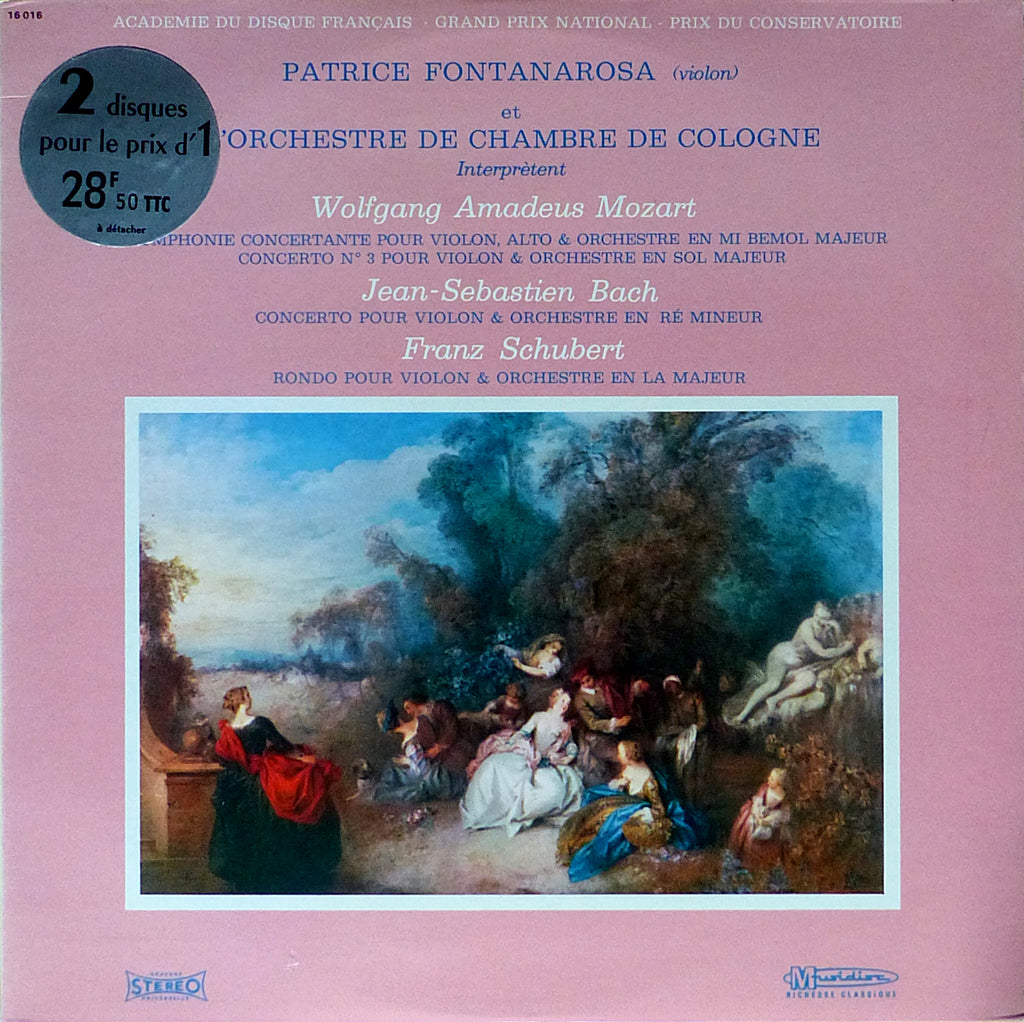 Fontanarosa: Mozart, Bach & Schubert - Musidisc 16016 (2LP set)