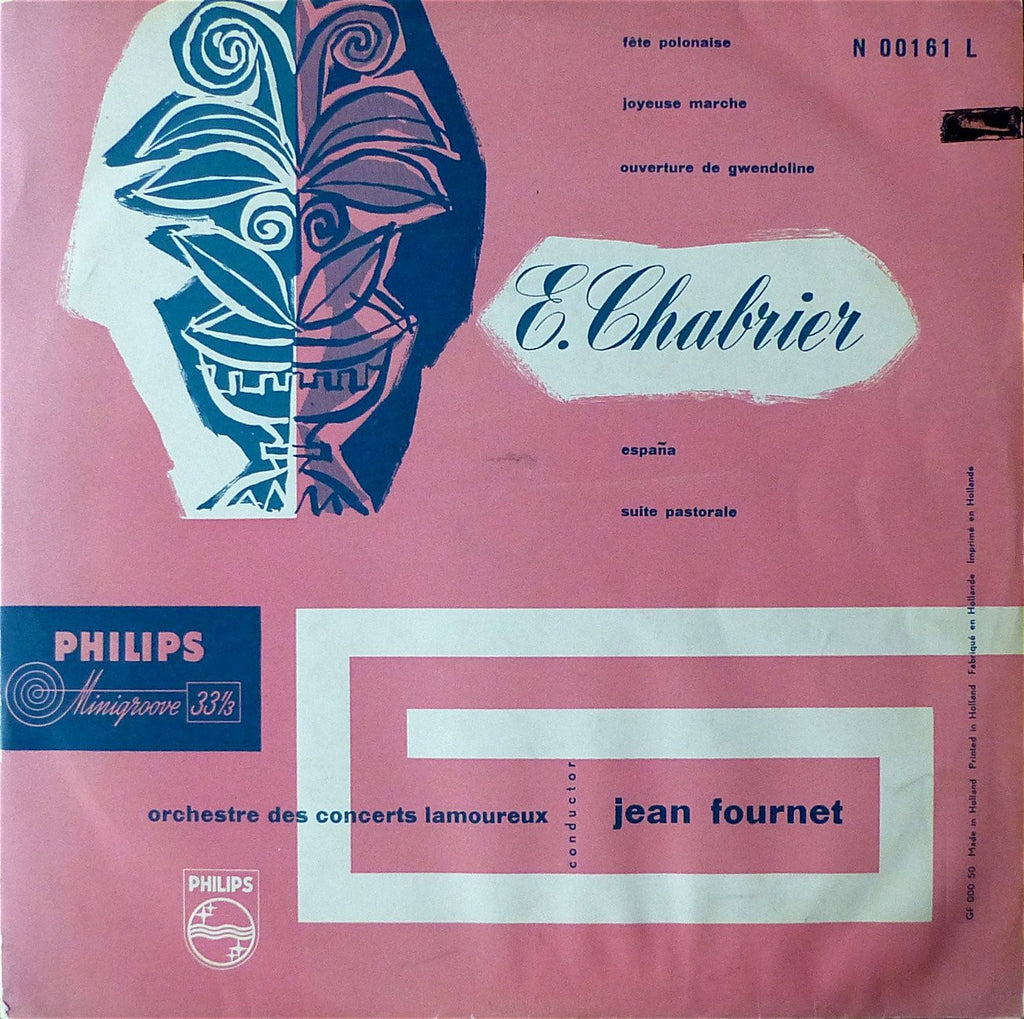 LP - Fournet: Chabrier España, Suite Pastorale, Etc. - Philips N 00161 L
