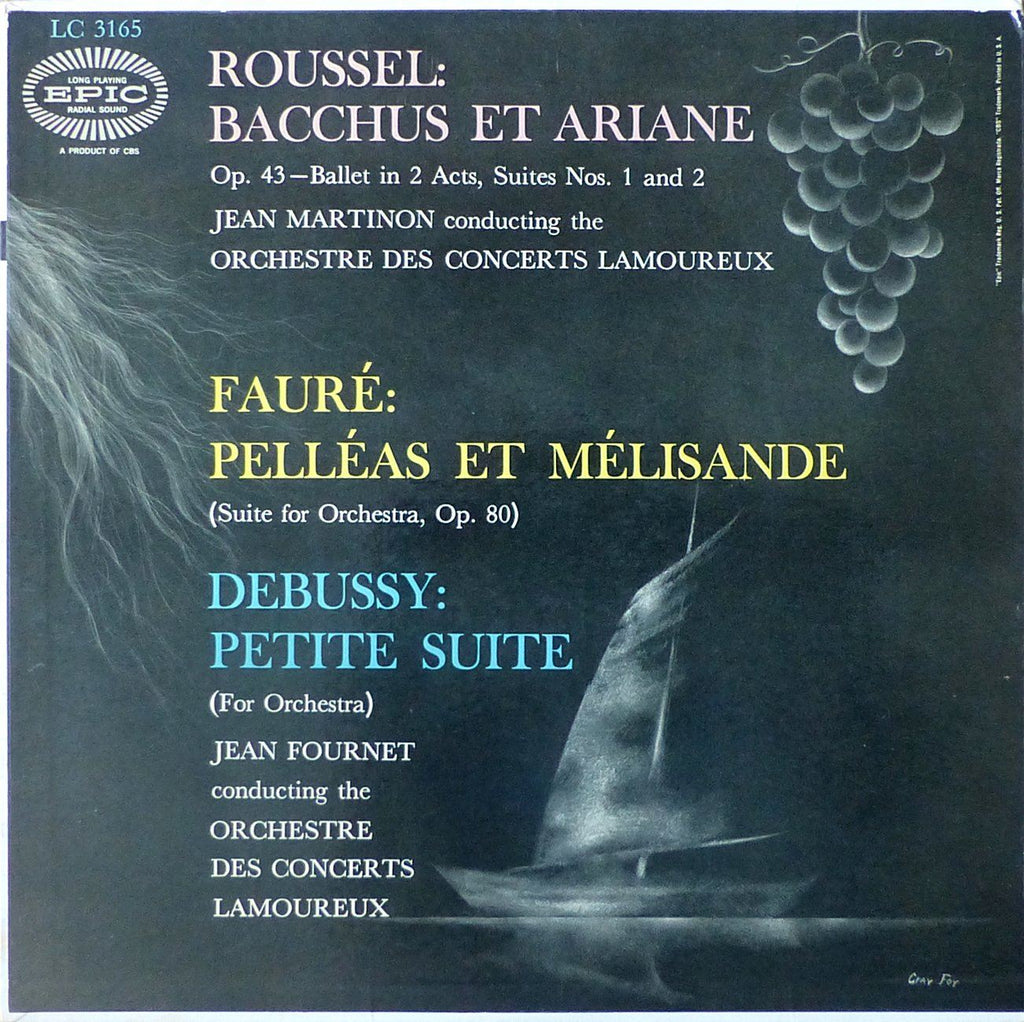 Fournet: Fauré Pelléas et Melissande + Debussy & Roussel - Epic LC 3165