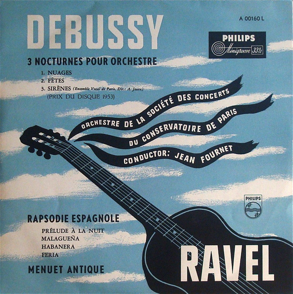 LP - Fournet: Debussy Noctures + Ravel Rapsodie Espagnole - Philips A 00160 L