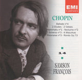 François: Chopin recital (Ballade No. 4, etc.) - EMI 5 68713 2