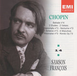 François: Chopin recital (Ballade No. 4, etc.) - EMI 5 68713 2