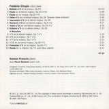 François: Chopin recital (Ballade No. 4, etc.) - EMI 5 68713 2