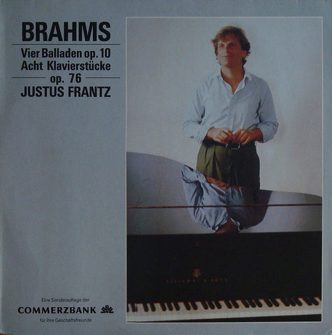 LP - Frantz: Brahms 4 Ballades Op. 10 + 8 Klavierstucke Op. 76 - Commerzbank 16.45035