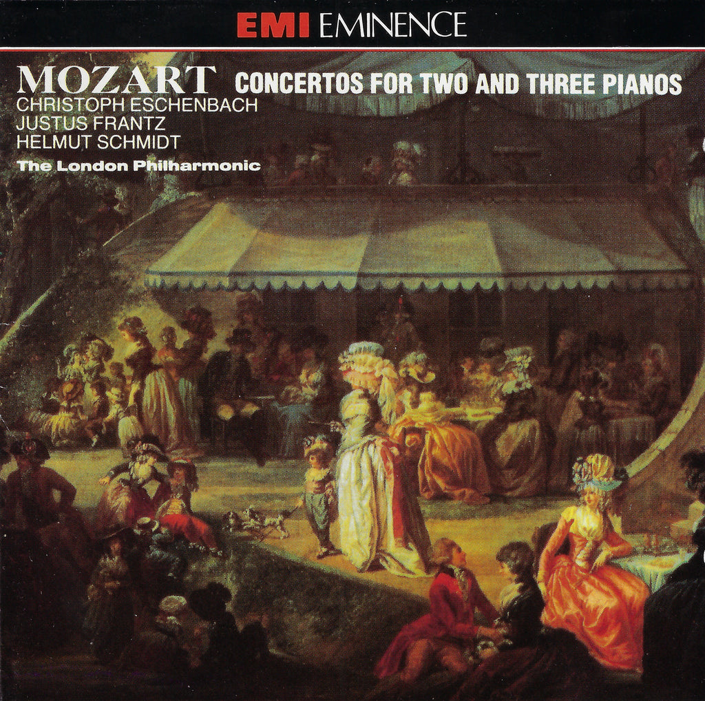 Eschenbach/Frantz/Schmidt: Mozart Concerti for 2 & 3 Pf - EMI CD-EMX 2124