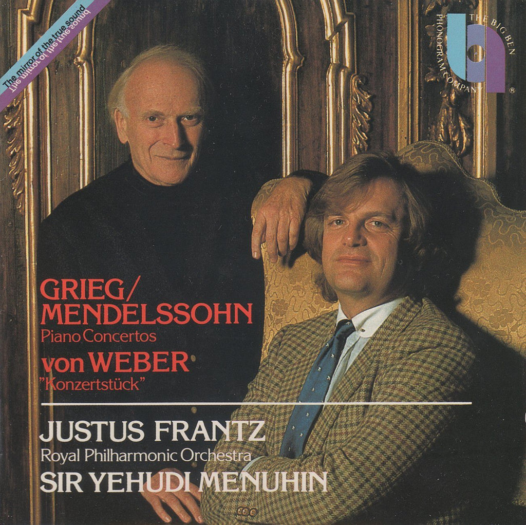 Frantz: Grieg & Mendelssohn No. 1 Piano Concertos, etc. - Big Ben 871-009