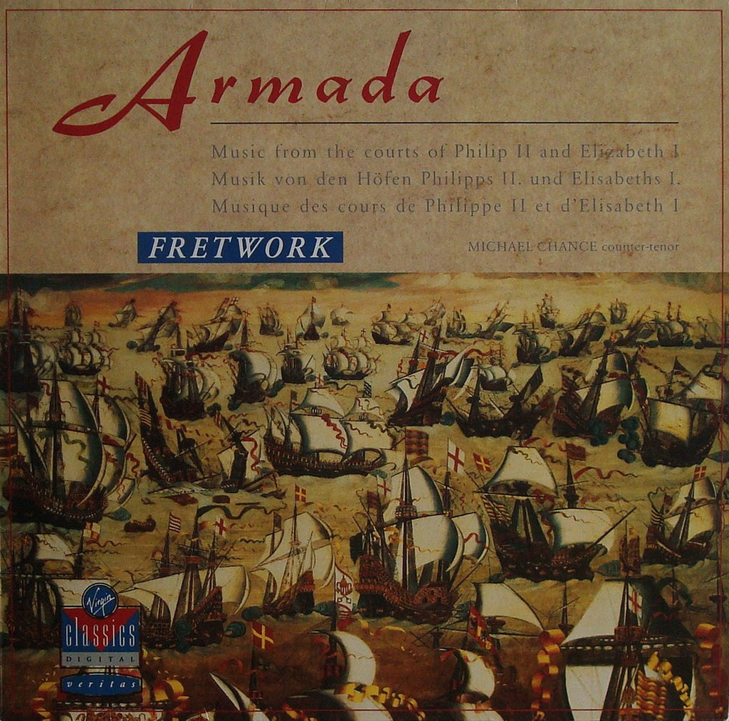 LP - Fretwork: Armada (Music Of Philip II & Elizabeth II) - Virgin VC 7 90722-1 (DDD)