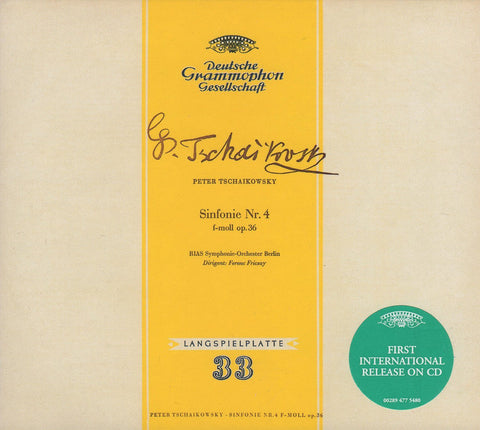 Fricsay: Tchaikovsky Symphony No. 4, Swan Lake Suite, etc. - DG 477 5480