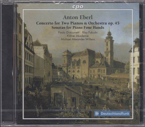 Giacometti & Fukuda: Eberl Concerto for 2 Pianos, etc. - CPO 777 733-2 (sealed)