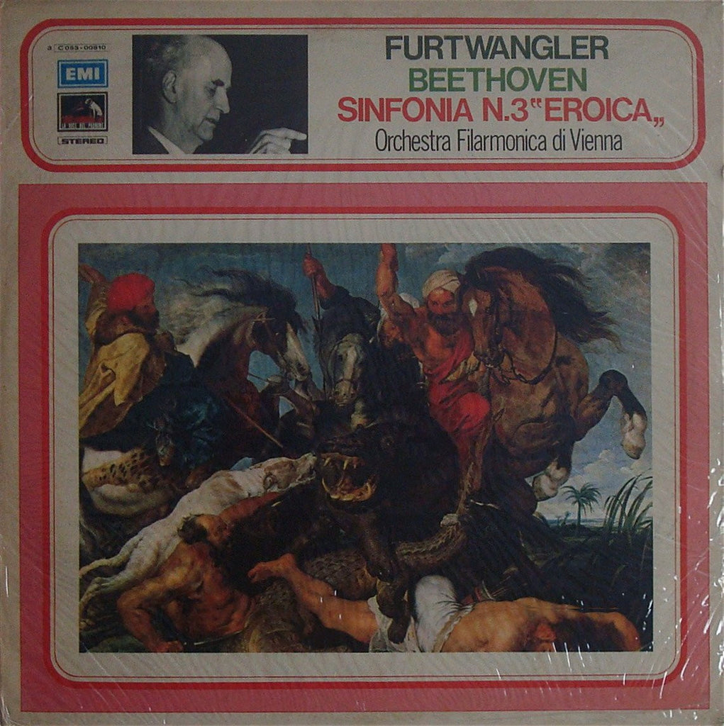 LP - Furtwangler: Beethoven Symphony No. 3 "Eroica" - EMI Italiana 3 C053-00810 (sealed)