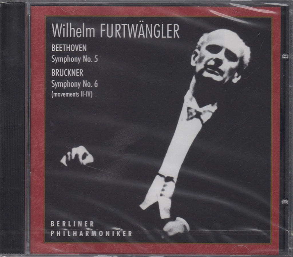 CD - Furtwangler: Beethoven Sym 5 / Bruckner Sym 6 (Mvt II-IV) - Russian Disc RCD 25011 (sealed)