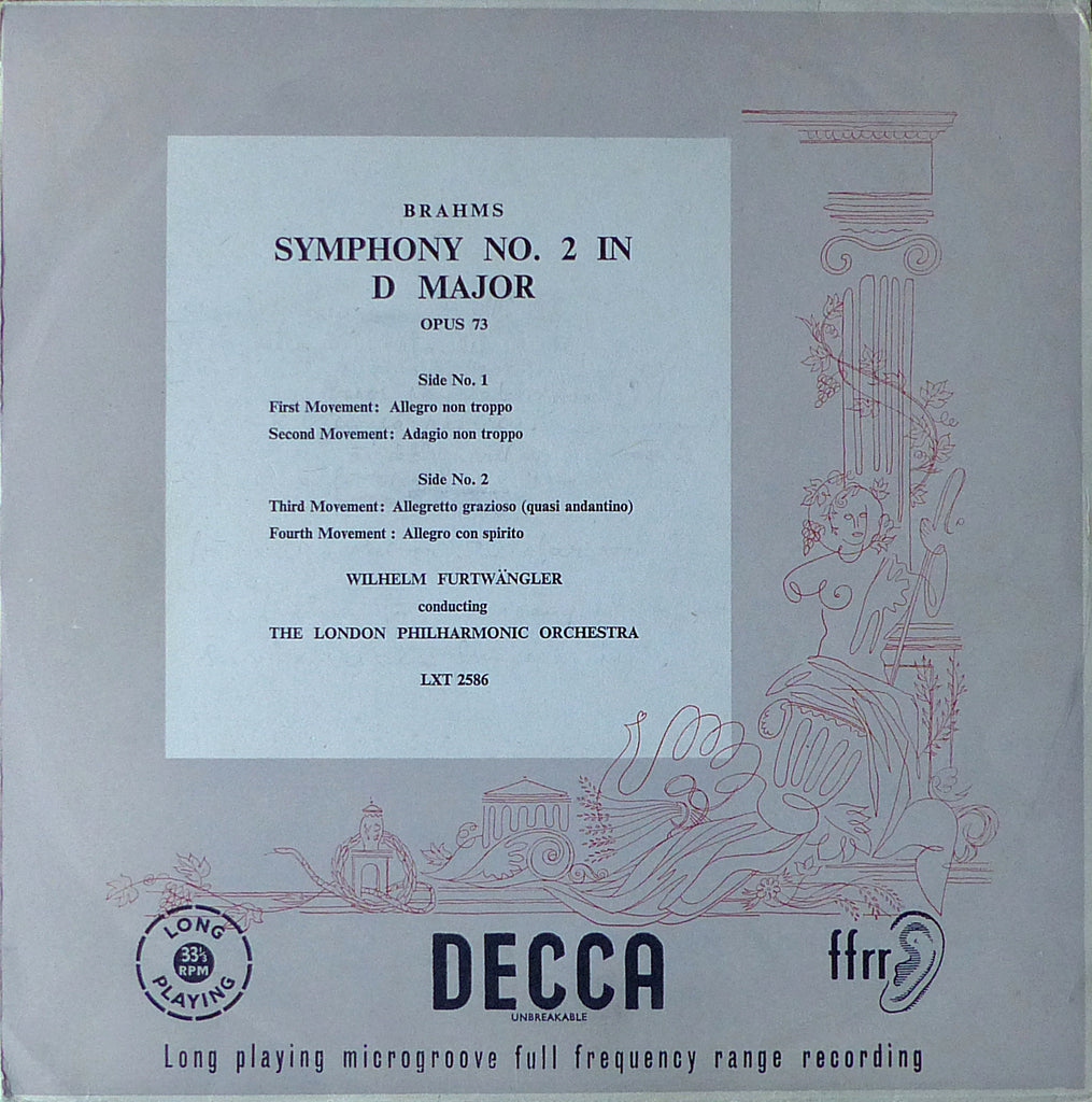 Furtwangler/LPO: Brahms Symphony No. 2 - Decca LXT 2586