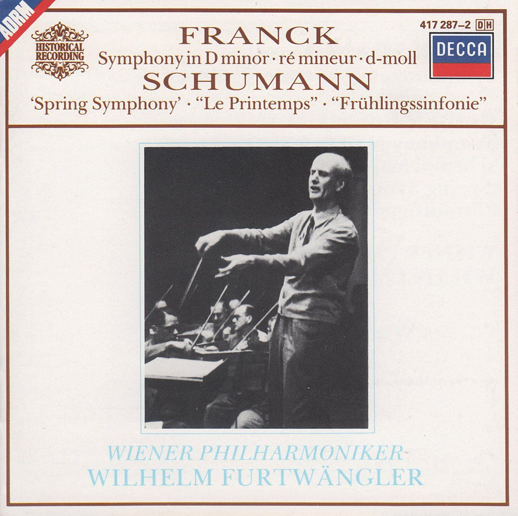 Furtwangler: Franck & Schumann No. 1 Symphonies - Decca 417 287-2
