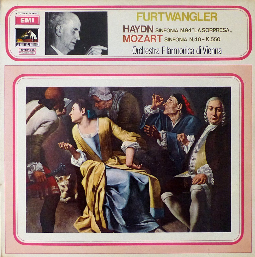 Furtwangler: Haydn Symphony No. 94 + Mozart No. 40 - EMI C 053-00906