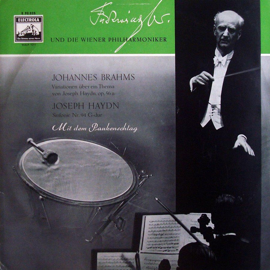 LP - Furtwangler/VPO: Haydn Sym No. 94 + Brahms Haydn Vars - Electrola E 90025