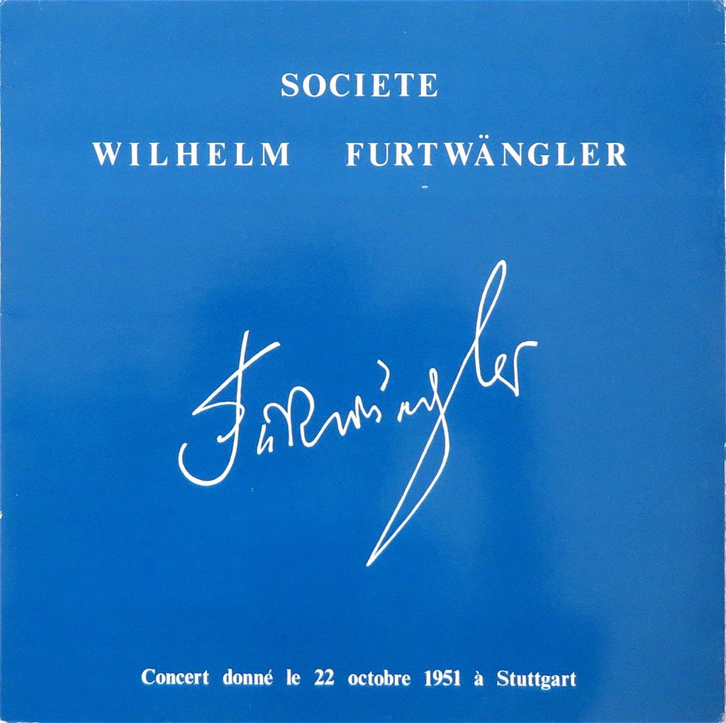 Furtwangler in Stuttgart: Haydn & Ravel - Société Wilhlem Furtwängler SWF 8501