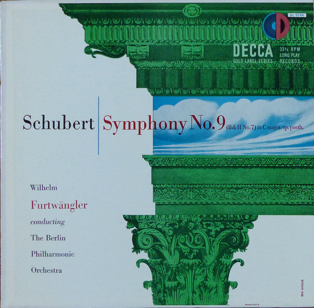 Furtwangler/BPO: Schubert Symphony No. 9 - Decca DL 9746