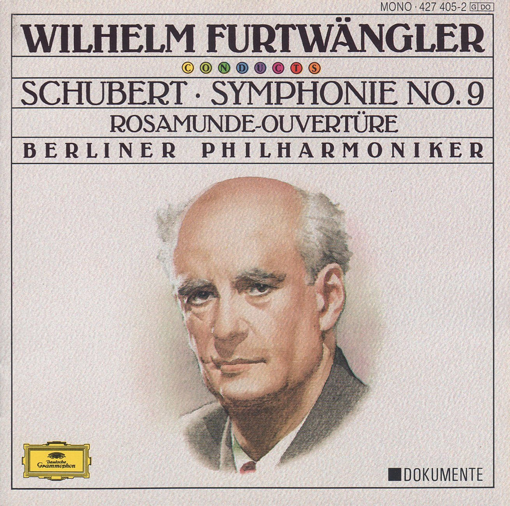 Furtwangler: Schubert Symphony No. 9 + Rosamunde Ov - DG 427 405-2