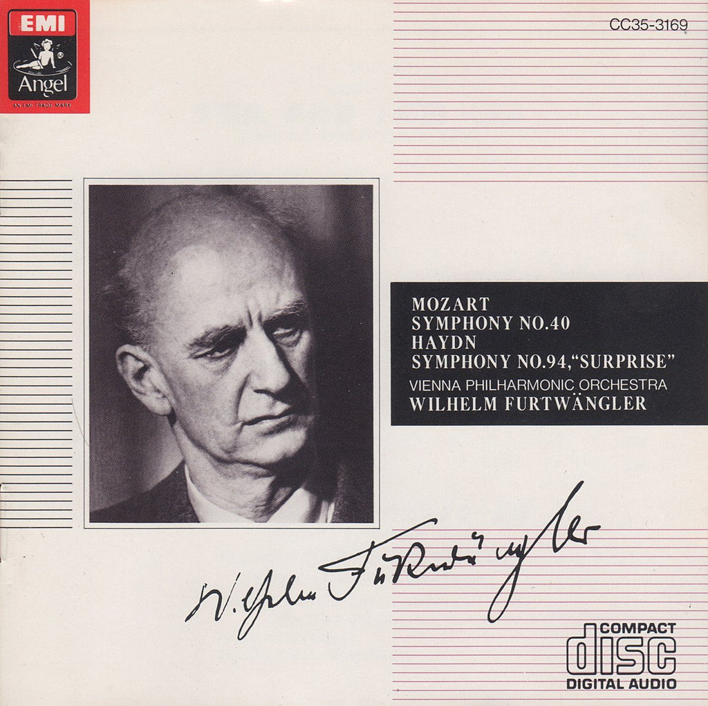 Furtwangler: Haydn Surprise + Mozart No. 40 - EMI Japan CC35-3169