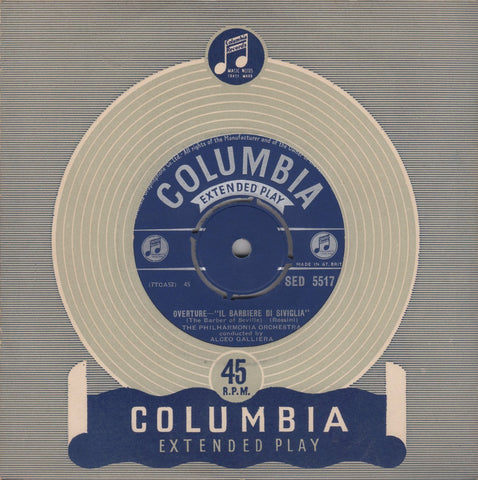 Galliera: Barber of Seville Overture + Verdi- Columbia SED 5517 (7 inch 45 rpm EP)