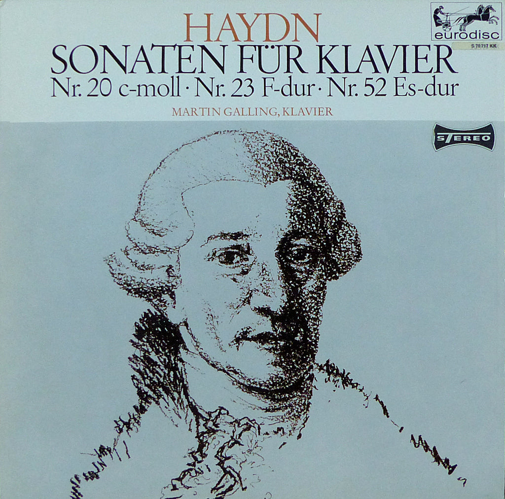 Galling: Haydn Piano Sonatas Nos. 20, 23 & 52 - Eurodisc S 70717 KK