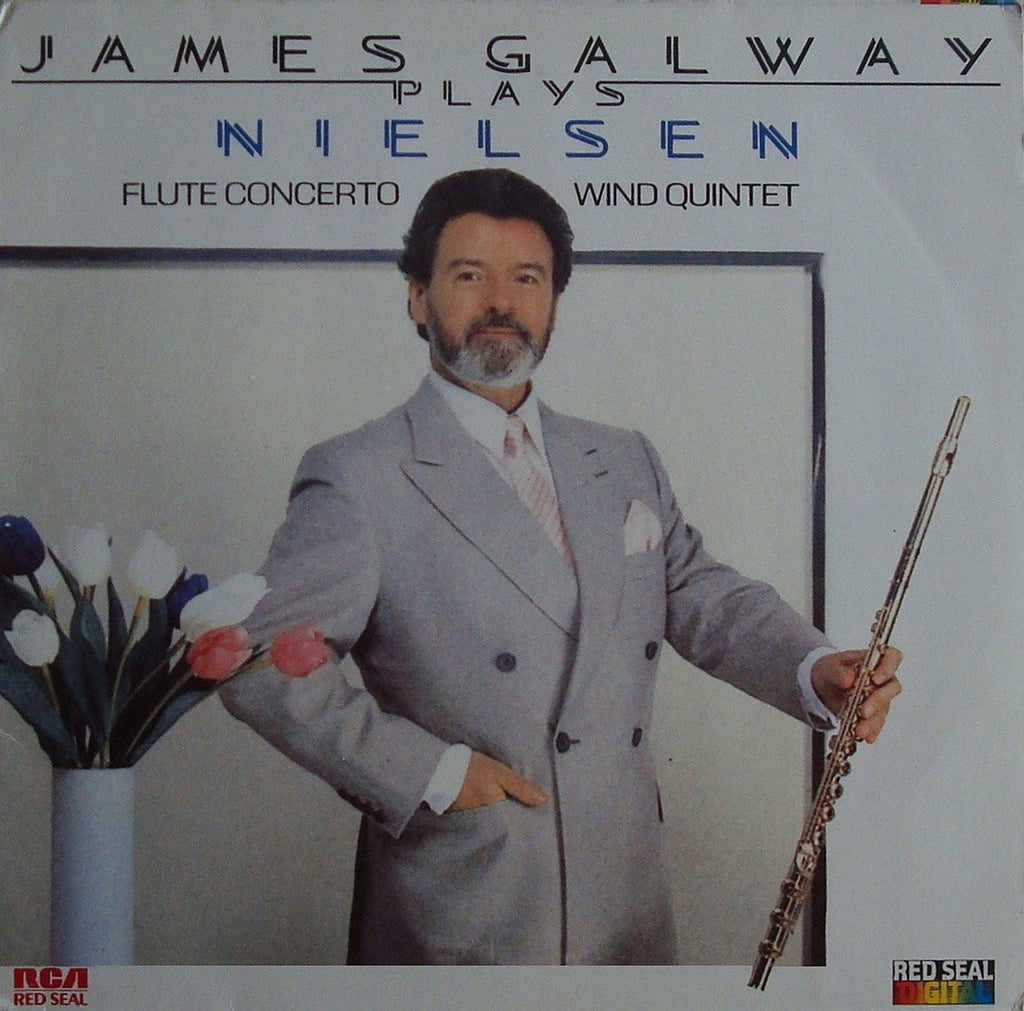 LP - Galway: Nielsen Flute Concerto + Wind Quintet - RCA RL86359 (DDD)