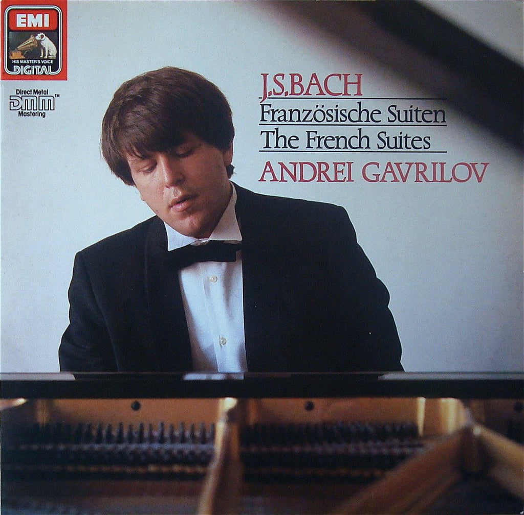 LP - Gavrilov: Bach 6 French Suites - EMI 27 0173 3 (2LP Set, DDD)