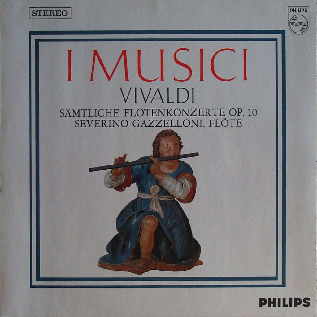 LP - Gazzelloni: Vivaldi 6 Flute Concerti Op. 10 - Philips 839 726 LY, Lovely Copy