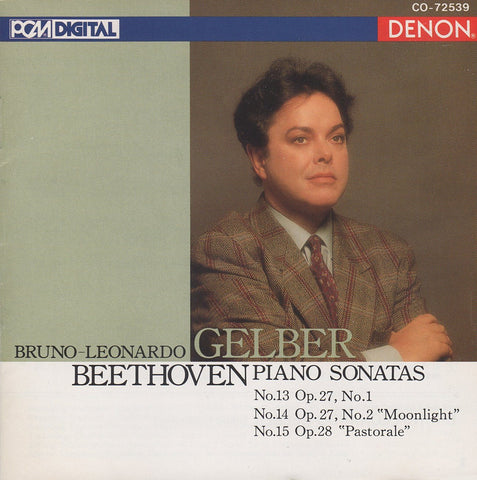 Gelber: Beethoven Piano Sonatas Nos. 13, 14 & 15 - Denon CO-72539