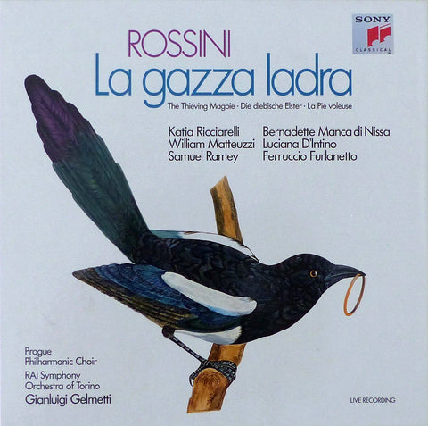 Gelmetti: Rossini La Gazza Ladra (live) - Sony S3 45850 (3LP box set)