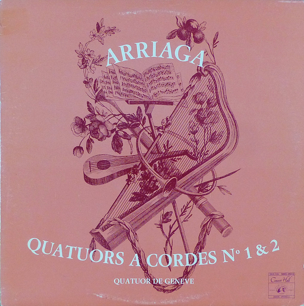 Quatuor Geneve: Arriaga String Quartets Nos. 1 & 2 - Concert Hall SMS 2603