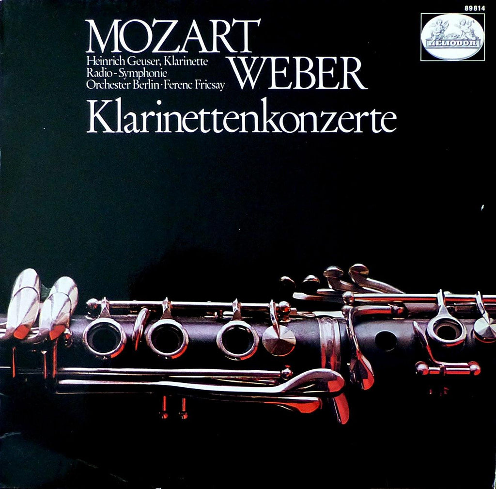 Geuser: Mozart K. 622 + Weber  Op. 73 Clarinet Concertos - Heliodor 89814