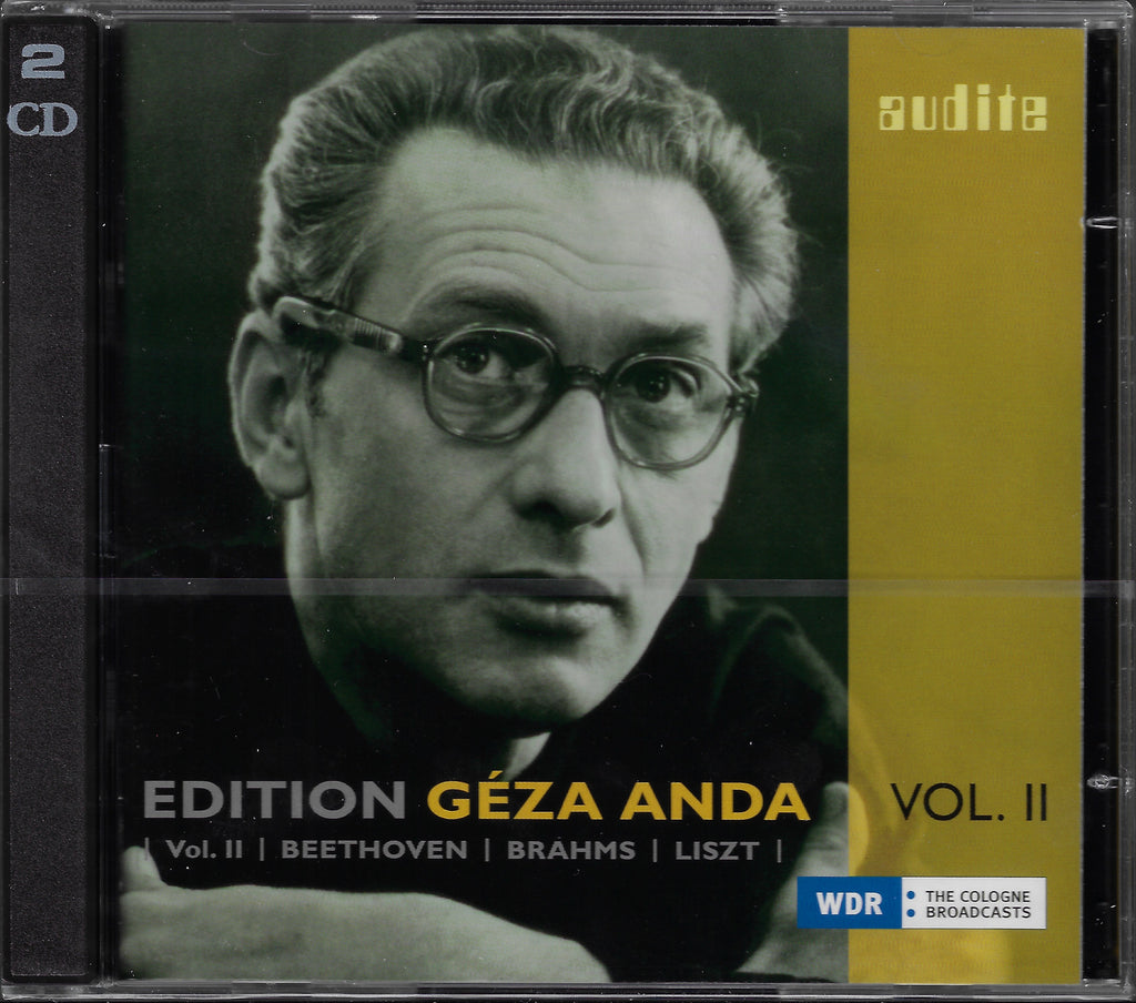 Geza Anda Ed. Vol. II: Beethoven, Liszt, etc. - Audite 23.408 (2CD set, sealed)