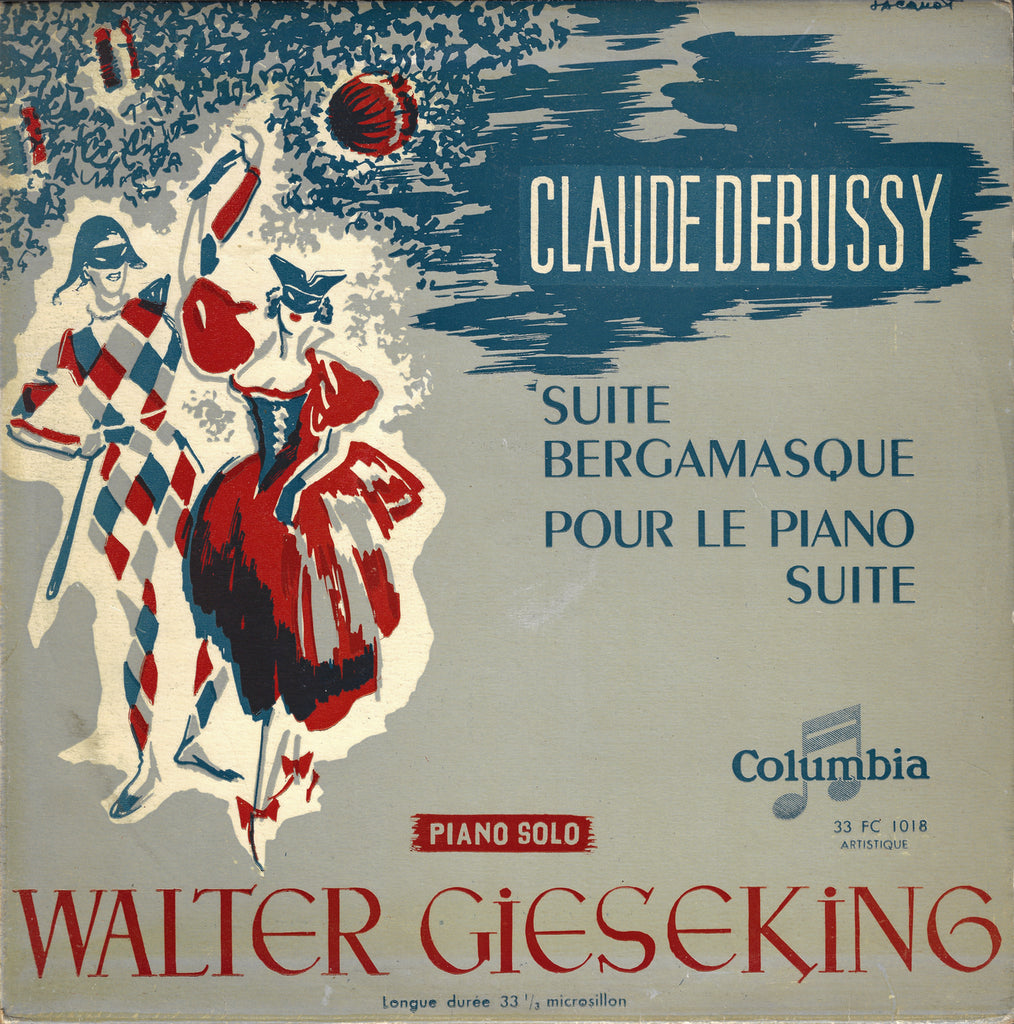 Gieseking: Debussy Suite Bergamasque, etc. - Columbia 33 FC 1018 (10" LP)