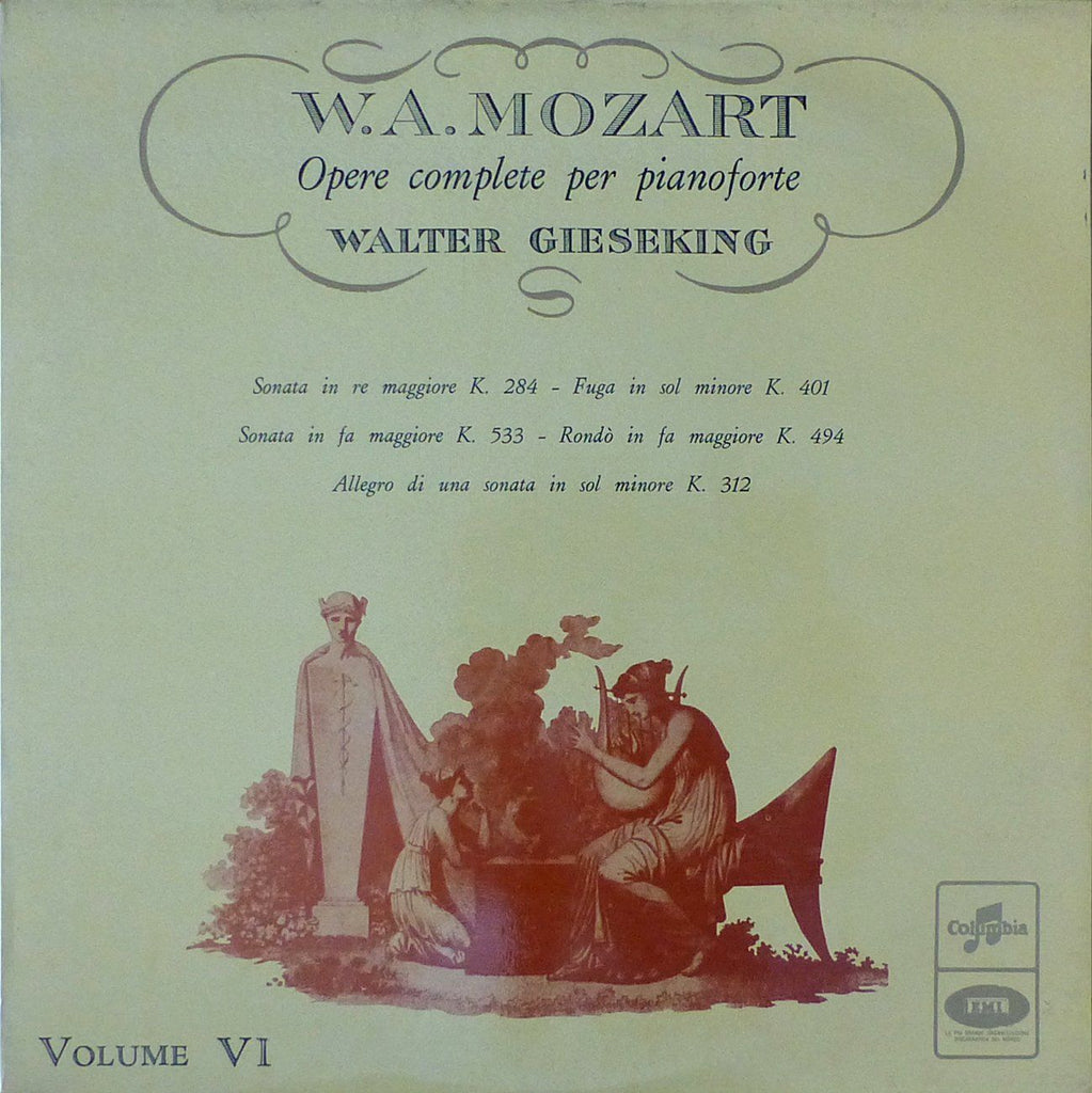 Gieseking: Mozart Vol. VI (Sonatas K. 284, etc.) - Columbia QCX 10347