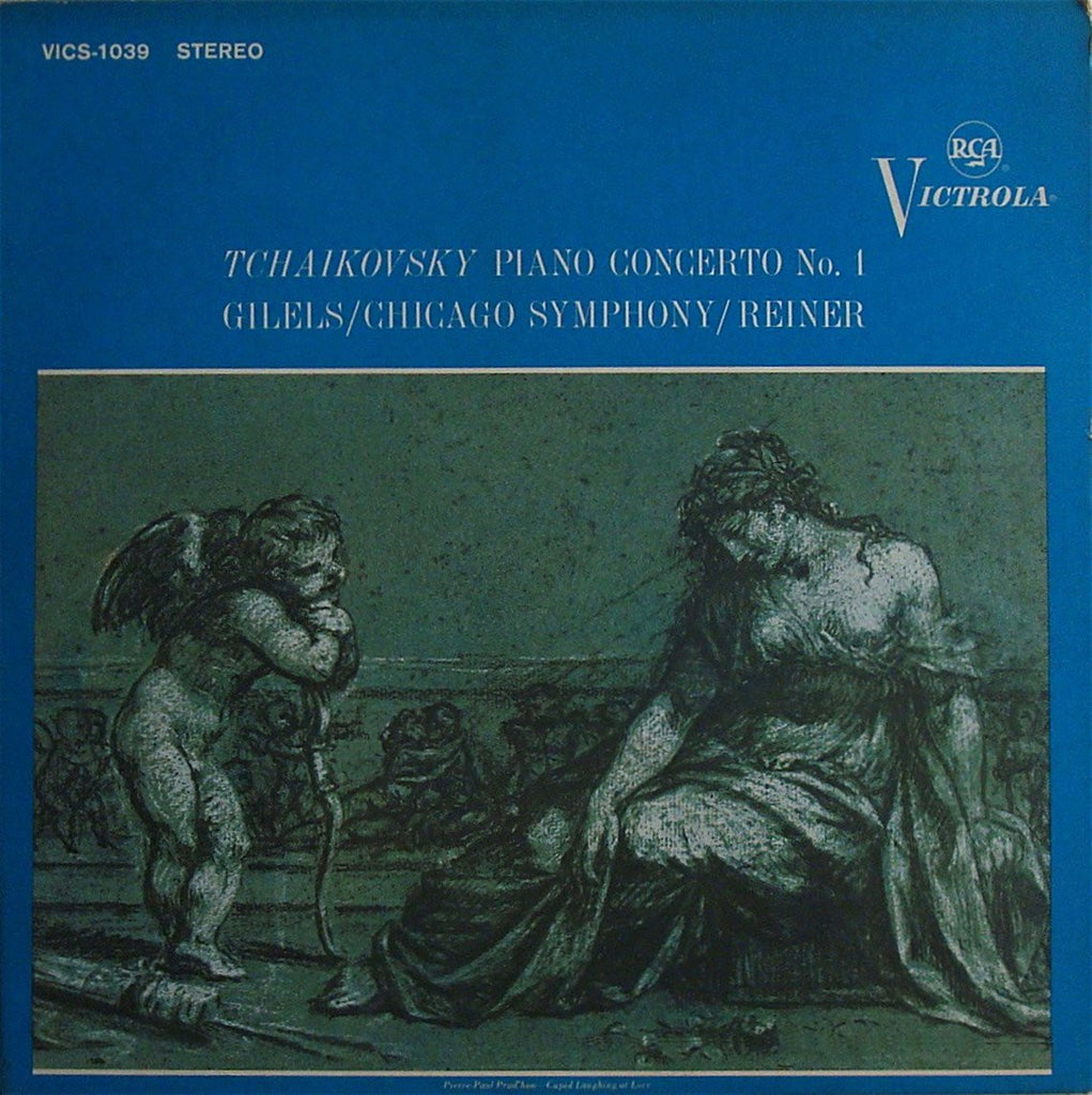 LP - Gilels/Reiner: Tchaikovsky Piano Concerto No. 1 Op. 23 - RCA VICS-1039